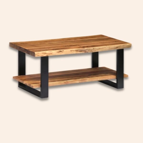 Reclaimed Wood & Iron Coffee Table