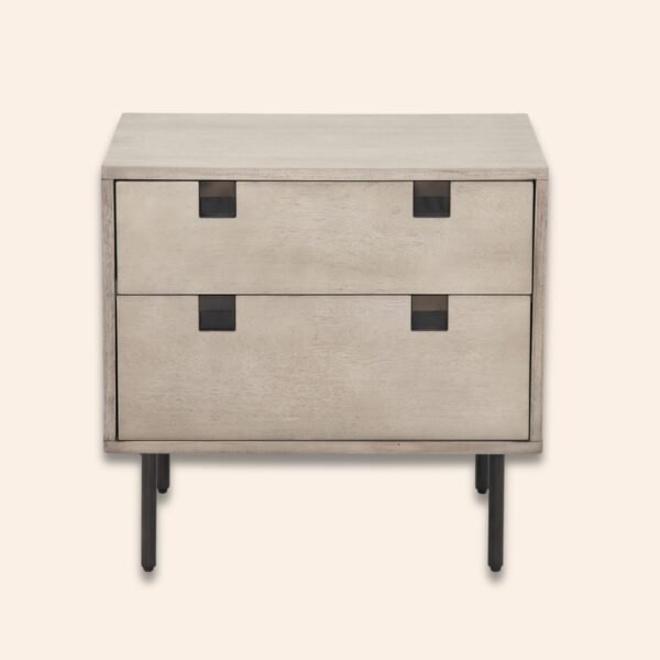 Lennox Iron Wood Nightstand