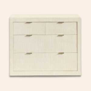Mira Textured 4-Drawer Cabinet