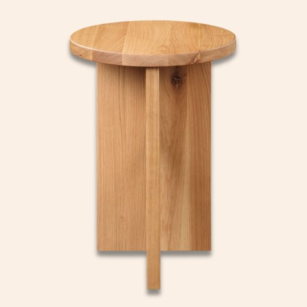 Lark White Ash Wood Side Table