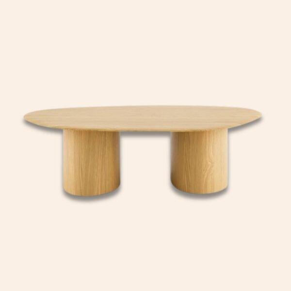 Soren White Wood Coffee Table