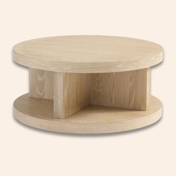 Kairo White Wood Coffee Table - Image 2