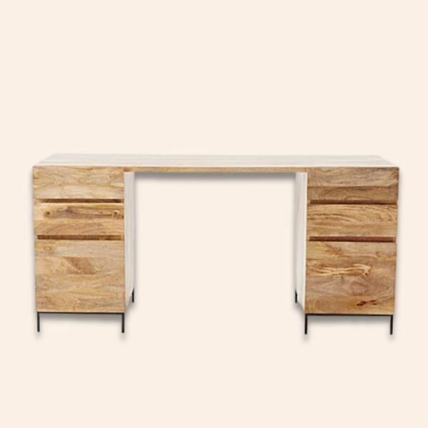 Elan Mango Wood Executive Desk