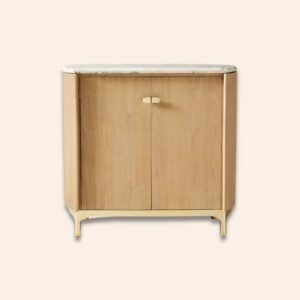 Camden Oak Cabinet with Marble