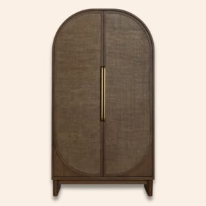 Sloane Oak Tall Arched Storage