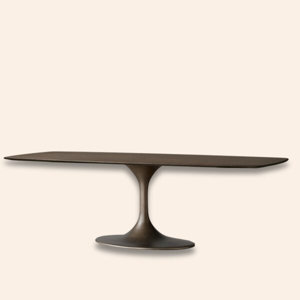 Elara Oak Pedestal Dining Table - Image 2