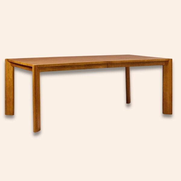 Linden Natural Mango Wood Dining Table - Image 3