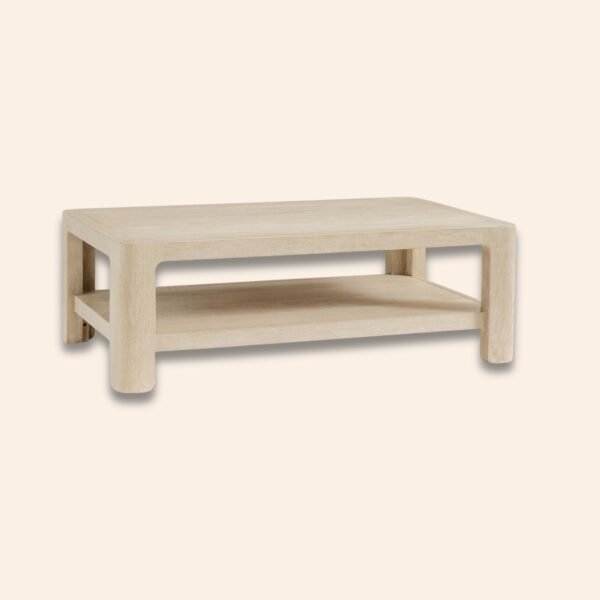 Rowan White Wood Coffee Table - Image 3