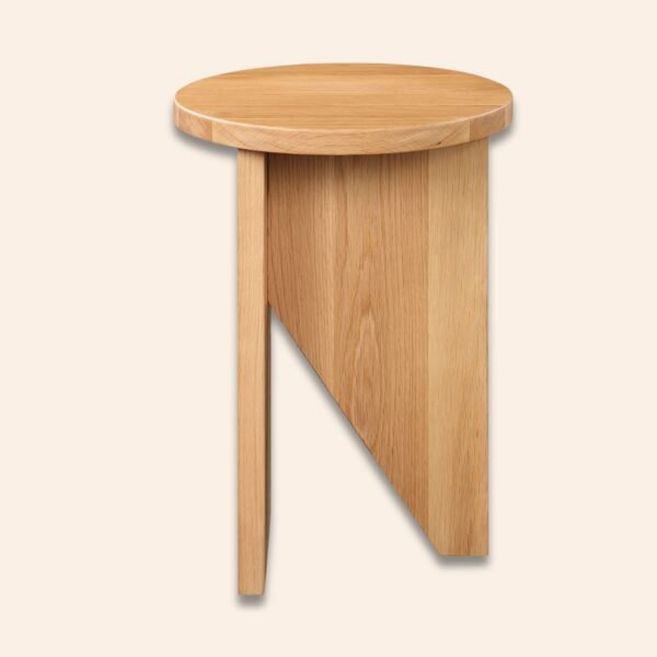 Lark White Ash Wood Side Table - Image 2