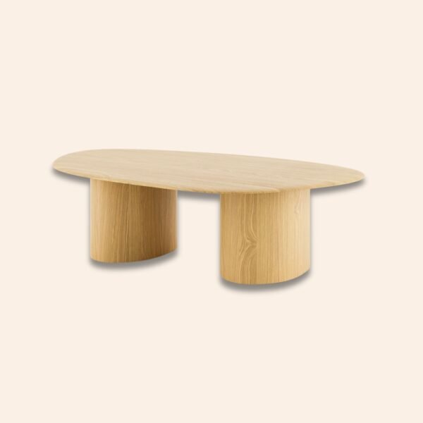 Soren White Wood Coffee Table - Image 2