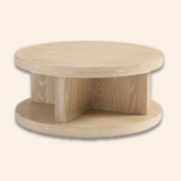 Kairo White Wood Coffee Table - Image 3