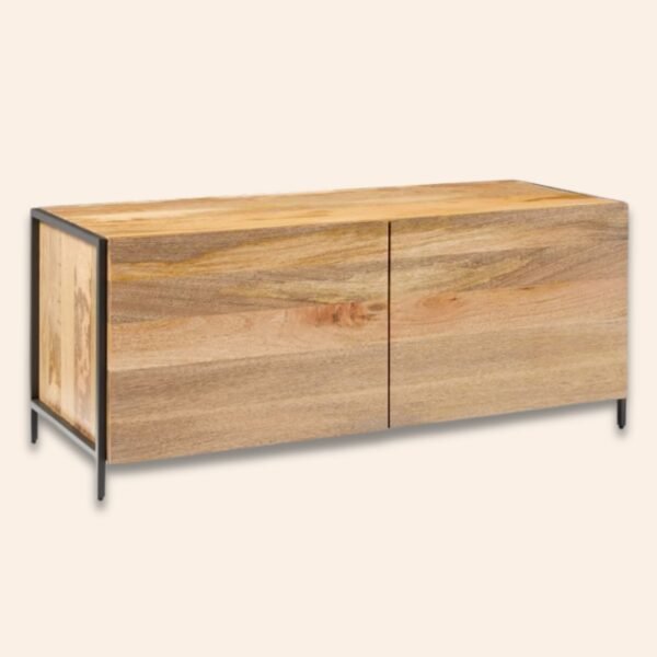 Lennox Mango Wood Media Console - Image 2