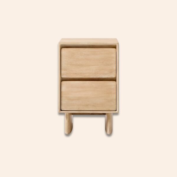 Nora Mango Rounded Edge Nightstand