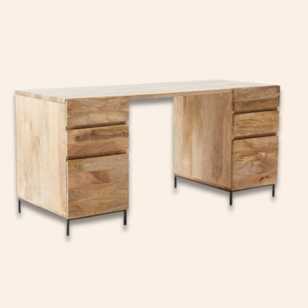 Elan Mango Wood Executive Desk - Image 2