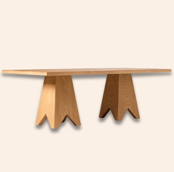 Vega Ash Wood Dining Table - Image 3