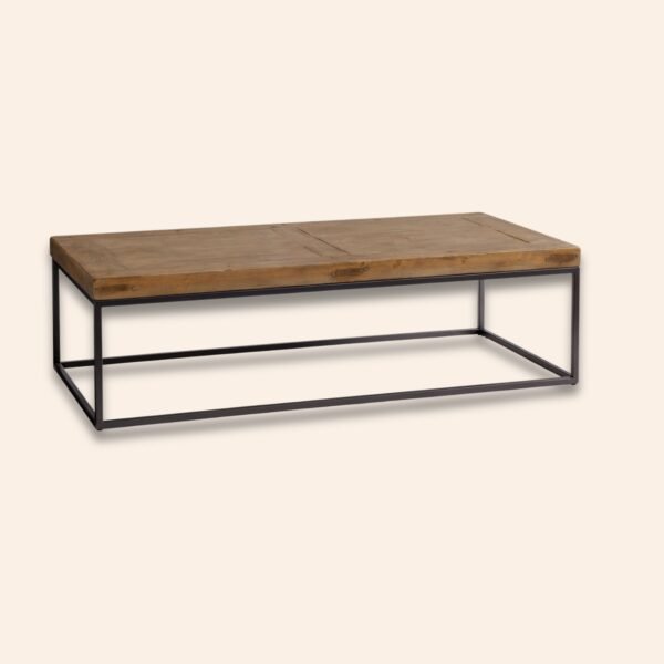 Iron Framed Coffee Table - Image 3
