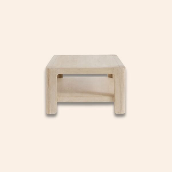 Rowan White Wood Coffee Table - Image 2