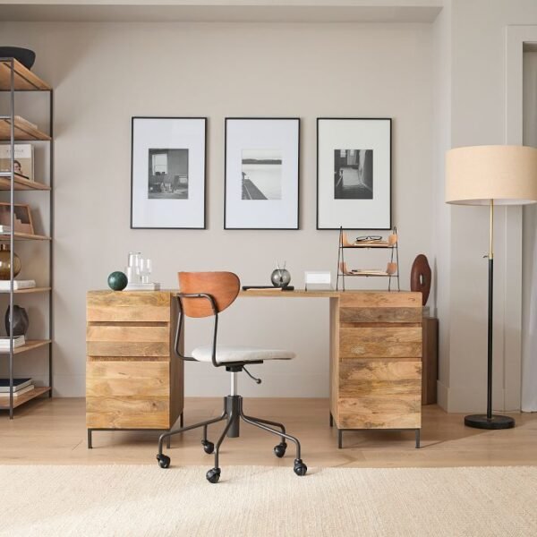 Elan Mango Wood Executive Desk - Image 3