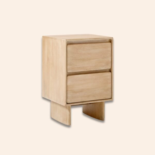 Nora Mango Rounded Edge Nightstand - Image 2